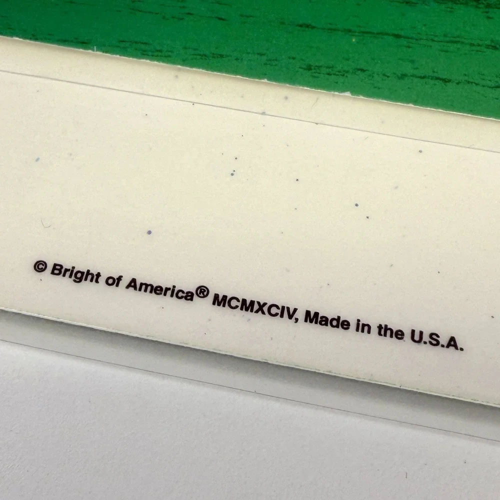 VTG Bright of America Currier & Ives Christmas Placemats Reversible USA Set/4